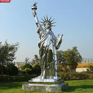 Hiện đại thép không gỉ tác phẩm điêu khắc của một ôm vài bức tượng youfine lãng mạn ngoài trời cảnh quan nghệ thuật sắp đặt trừu tượng - Product Image 2