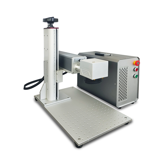 Entry Level engraving laser machine 20W 30W 50W Raycus MAX Fiber Marker Engraver Printer with 300*300mm SG7110 Galvo Rotatory