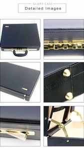 Maletín de Cuero Clásico Glary para Negocios y Abogados, Maletín Rígido, Se Acepta Logotipo Personalizado, Excelente <span class=keywords><strong>Precio</strong></span> GL-SL022 - Product Image 6