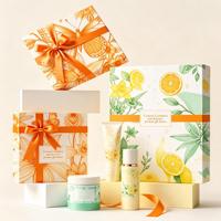 Boîte cadeau rigide écologique personnalisée pour cosmétiques |   Emballage en carton avec estampage à chaud doré et laminage mat