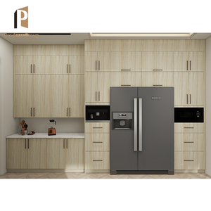 House American Modular Wood Modern Shaker <strong>Small</strong> <strong>Kitchen</strong> <strong>Cabinet</strong> with Artificial Marble Countertop Drawer Basket Faucet &amp; Hinge - Product Image 3