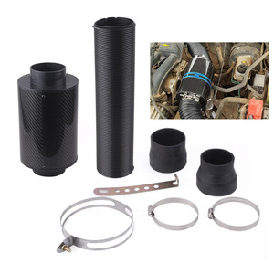 Carbon Fiber Intake Air Filter Box 240Mm For <b>Car</b> Upgrade With <b>Clips</b> - Product Image 5