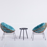 Ensembles de jardin empilables Mobilier d'extérieur Chaise de canne chinoise Ensemble de meubles de jardin Chaises de bar italiennes pour la cuisine