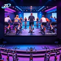 Mur vidéo LED intérieur à pas fin P1.25 P1.56 pour salle de sport, studio de spinning, salle de yoga, centre commercial, 3840Hz