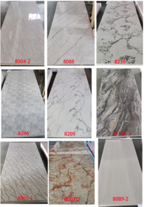 Hiện đại 2.8 mét cao Glossy UV đá cẩm thạch PVC chống cháy B1 đánh giá tường bảng điều chỉnh với 5-năm bảo hành cho khách sạn ứng dụng - Product Image 6