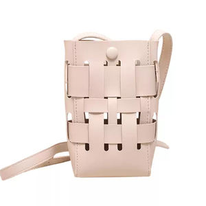 Fabricant de petits sacs tissés haut de gamme pour dames à la mode mini sac à bandoulière personnalisé pour téléphone portable - Product Image 1