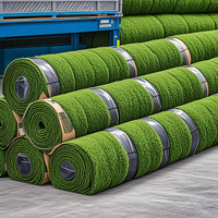 Haute qualité bon prix jardin vert foncé gazon artificiel gazon tapis rouleau pelouse artificielle gazon synthétique gazon en plastique