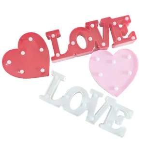 Home Culb Wall Decoration Party Wedding Valentine's Day Gift LOVE LED Letter Night Light Alphabet Light