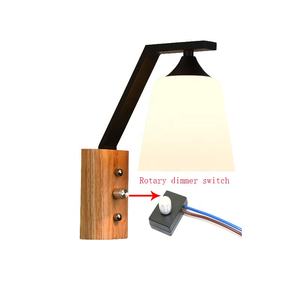 Interrupteur rotatif à <span class=keywords><strong>intensité</strong></span> variable en métal certifié CE, max. 150W, 220-240V, 6A, type manuel intégré pour lampe de table - Product Image 4