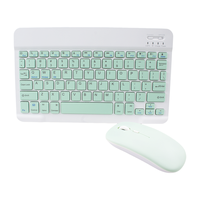 2026 Ultra Slim Portable 2.4G Wireless Gaming Keyboard Mouse Combo Logo Kustom Set Keyboard Mouse Nirkabel Baru