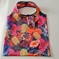 Sac fourre-tout pliable et réutilisable, imprimé d'animaux personnalisés, écologique et recyclable, avec logo, pour pique-nique en plein air et vente en gros