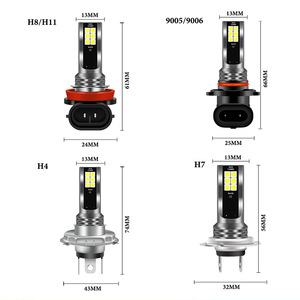 Bombillas <span class=keywords><strong>LED</strong></span> DRL Yocita para Faros Delanteros y Niebla de Coche, Repuesto 9005 9006 H3 H4 H7 H8 H11, 6500K, DC12-24V, 1200LM, Ajuste Universal - Product Image 6