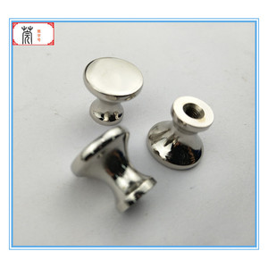 Bouton de meuble Guan Yan Wujin 16 mm H14,5 mm en fer chromé pour boîtes à artisanat, cadeaux, bijoux et cosmétiques - Product Image 2