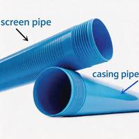 Tube de cuvelage et crépine en PVC 4, 5, 6 pouces pour forage de puits profond, pompe manuelle et pompe solaire