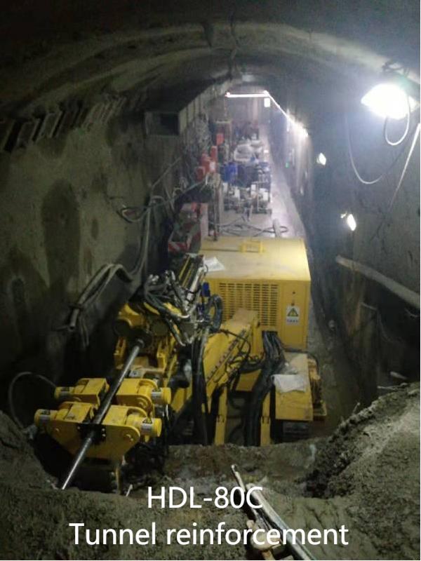 HDL-80C micropile guide hole drilling rig equipment