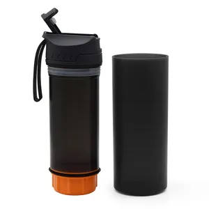 New sale ABS survival top carbon purifier water bottle with filter
