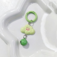 Porte-clés pendentif clochette nuage mignon pour le printemps