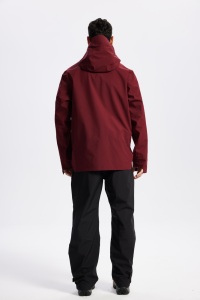 Vestes de ski personnalisées imperméables ODM, manteaux trench, hardshells, vestes de ski pour hommes pour les tempêtes d'hiver - Product Image 5