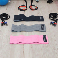 Bande élastique de résistance pour les hanches, pour squats profonds, en latex écologique et polyester soyeux, 5-10 kg, pour yoga, pilates, fitness et rééducation