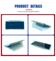 Modul LCD Segmen Karakter Putih Latar Belakang Biru HTN 2.2 Inci Grosir Pabrik untuk Speaker Bluetooth