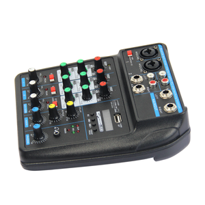<span class=keywords><strong>Mini</strong></span> console de mixage audio <span class=keywords><strong>DJ</strong></span>, contrôleur audio, mixeur 4 canaux pour ordinateur domestique, diffusion en direct - Product Image 5