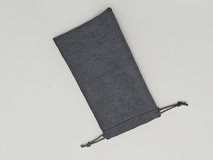 Bolsa de Regalo de Terciopelo con Fondo Redondo y Logotipo Personalizado, Cordón de Imitación de Cuero para Empaque de Velas, Cosméticos y Joyería - Product Image 5