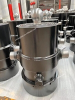 Vérin hydraulique multi-étages robuste sur mesure avec tige de piston chromée dure selon dessin