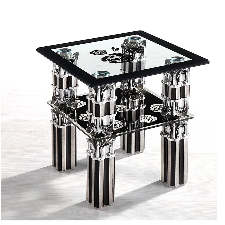 wholesale custom moroccan glass tulip side table for bed adn office desk