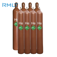 Bouteille de gaz d'hélium He pur à 99,999 %, 40L 50L, vente en gros, avec bouchon, prix