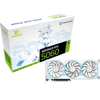 2025 Neue Manli Polar Fox RTX 5060 OC 8GB GDDR7 Weiß MXM PCI Express GPU Dreifach-Lüfter für Gaming-PC Desktop