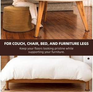 Patins en caoutchouc antidérapants pour meubles, coussinets de protection pour pieds de meubles, protège-sol anti-glisse - Product Image 3