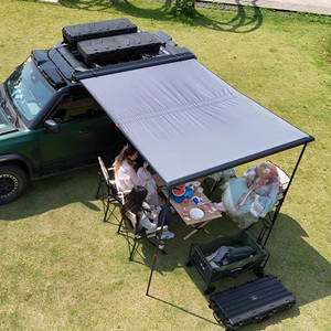Toldo Lateral para Auto Wardera Personalizable de ABS, Aluminio y Acero, Carpa de Techo Rígido para Camping, Alta Calidad, DIY, Estilo Outback - Product Image 4