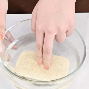 Natural Wooden Sponge Rechargeable Flexible Portable Cleaning Brush for Kitchen Dish Towel Flesh Brush Pot Dishwashing - Product Image 3