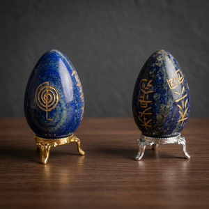 Vente en gros Lapis Lazuli USAI Reiki Oeuf Figurine Fabriqué à la main Crystal Energy Reiki Oeuf des États-Unis - Product Image 2