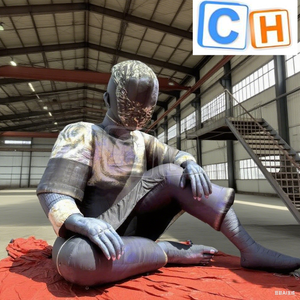 กังฟูเป่าลมของเล่นขนาดยักษ์ตัวละครเป่าลมกลางแจ้งขนาดใหญ่สำหรับตกแต่งงานปาร์ตี้ - Product Image 4