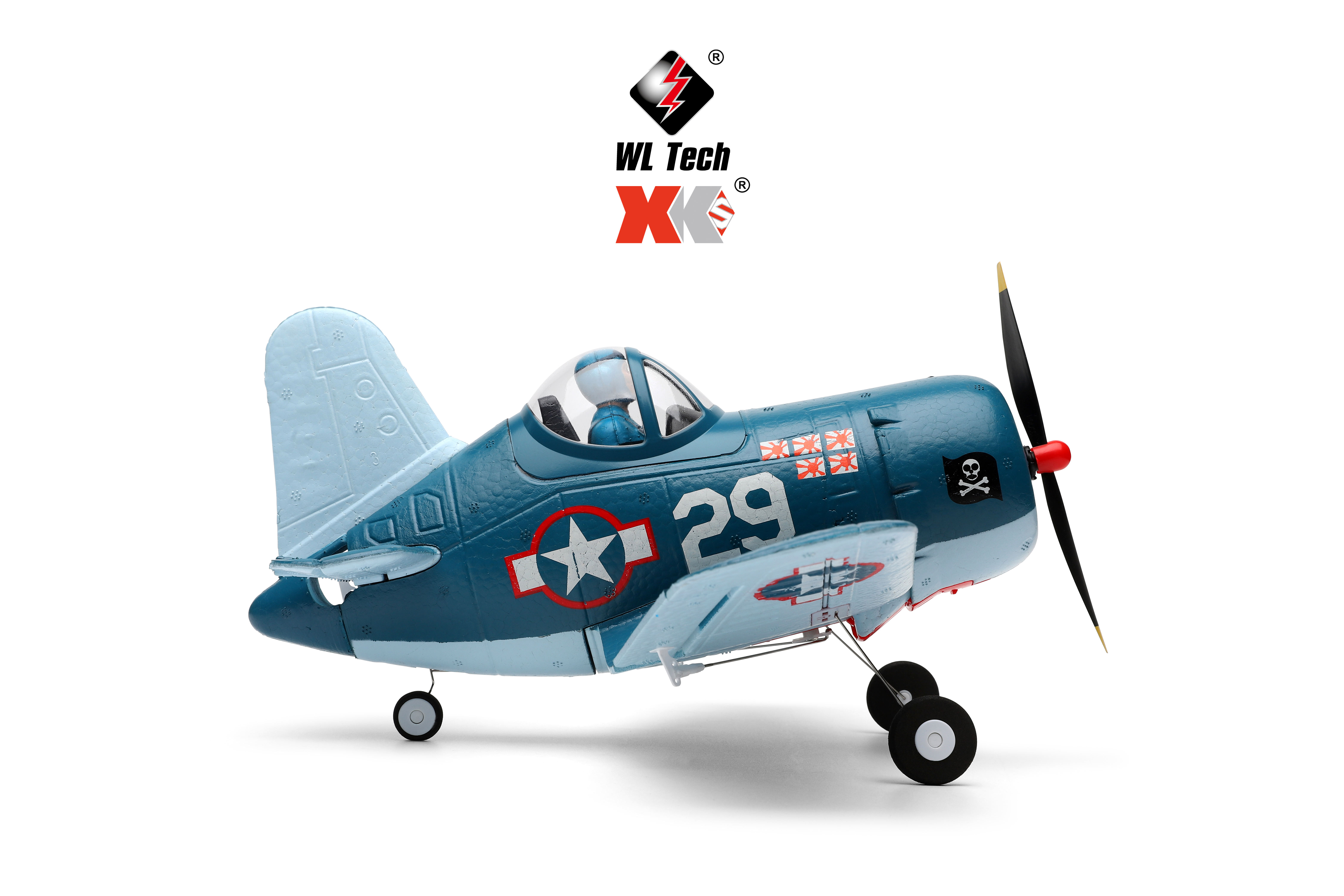 WL Toys 4チャンネルラジコン飛行機 ブレイブファイター EPP素材 14歳