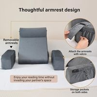 Rückenlehnenkissen für Sofa Couch Erwachsene Kinder Lesen Stilvolles Bettkissen Gaming Fernsehen Armstütze Stuhl Rückenstützkissen