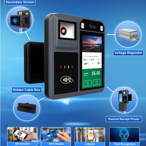 4G GPS NFC Carte Bus Ticket Validator Metro Cashless Payment POS Système de perception automatique des tarifs P18-Q - Product Image 4