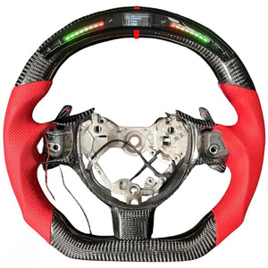 Volant de performance en fibre de carbone avec LED pour 86/<span class=keywords><strong>BRZ</strong></span>/GT86/GR86/AT86/AE86 avec poignée de course et garniture personnalisée - Product Image 1