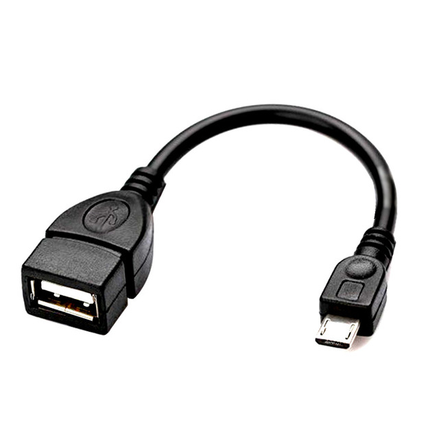 B Male to Female Type a Host Cord Data Connector Micro USB OTG Cable Adapter Multifunctional