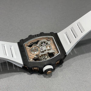 นาฬิกาข้อมือผู้ชาย ดีไซน์หรูหรา รุ่น YRM21-01 คาร์บอนไฟเบอร์ ทูร์บิญอง เครื่องกลไก ขายส่งจากโรงงาน - Product Image 5