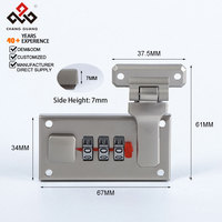 Accessoires Spéciaux pour Sacs : Serrure à Combinaison à 3 Chiffres en Alliage de Zinc, Sécurité 67*34mm, pour Mallette et Boîte à Bijoux, Service OEM