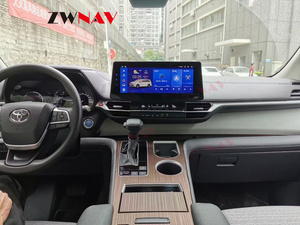 Grabadora Multimedia Android 11 DE 12,3 ', REPRODUCTOR DE Radio, navegación GPS, unidad principal estéreo para coche, Carplay para Toyota Sienna <span class=keywords><strong>2020</strong></span> 2021 - Product Image 4