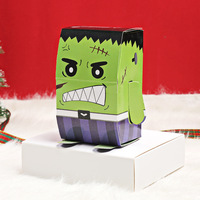 Boîtes cadeaux de bonbons d'Halloween Xiyu - Boîtes vides créatives et mignonnes de style coréen pour petits cadeaux de fêtes, emballage festif
