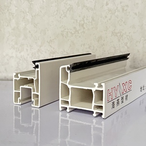 Profils d'extrusion <span class=keywords><strong>PVC</strong></span> UPVC à bon prix, profilés plastiques pour fenêtres - Product Image 1