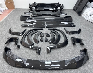 Kit carrosserie de haute qualité pour BMW XM G09 en fibre de carbone sèche style Msy, comprenant pare-chocs avant, capot moteur et couvercle de capot. - Product Image 1