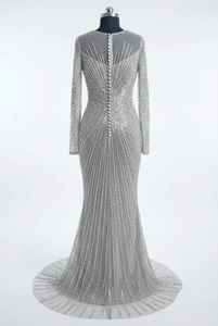 High on Demand Designer Wedding Wear <b>Embroidered</b> Gown for Bridal Occasions Available for Wholesale Supply - Product Image 3