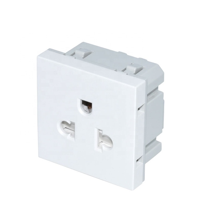 Factory Direct Sales American  Thailand Socket Module 250V/16A,45*45mm Wall Power Socket