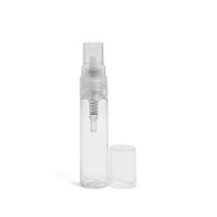 Flacon pulvérisateur de parfum miniature transparent en gros pour usine, format voyage, vide, avec atomiseur à fine brume