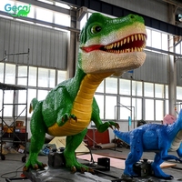 Zigong Gecai Fournisseur professionnel de modèle T-rex de dinosaures animatroniques de dessin animé